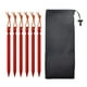 thumbnail image 1 of Paquete de 6 estacas de tienda de aluminio Sunnimix 7 pulgadas, 1 of 8