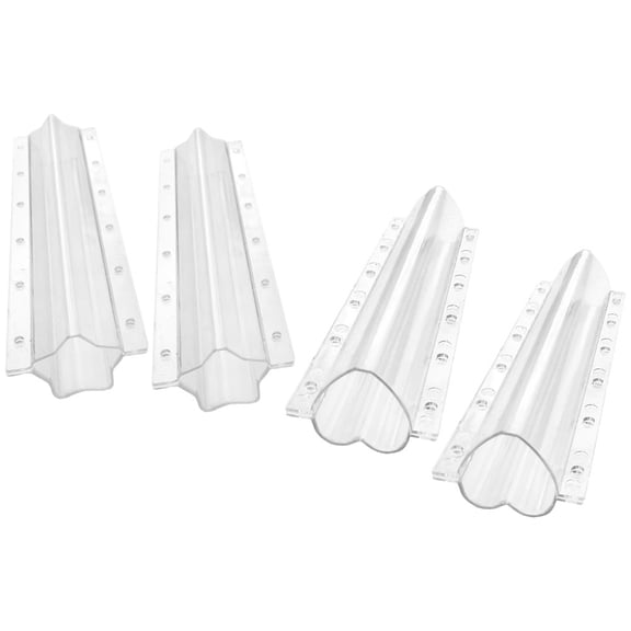 WRISTBIQUE Cucumber Shaping Molds Acrylic 4Pcs 7.9x2.6in