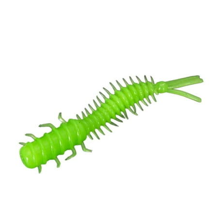 20Pcs/Lot Larva Soft Lures 55Mm 75Mm 100Mm Artificial Soft Bait Fishing Worm Silicone Bass Pike Swimbait Jigging Plastic Bait 1 Fangkenuo