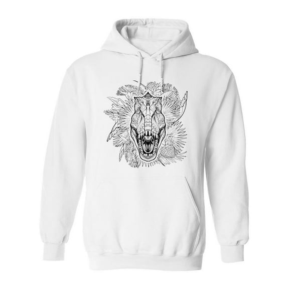 Roaring Tyrannosaurus Rex  Hoodie Men -Image by Shutterstock, Male Medium