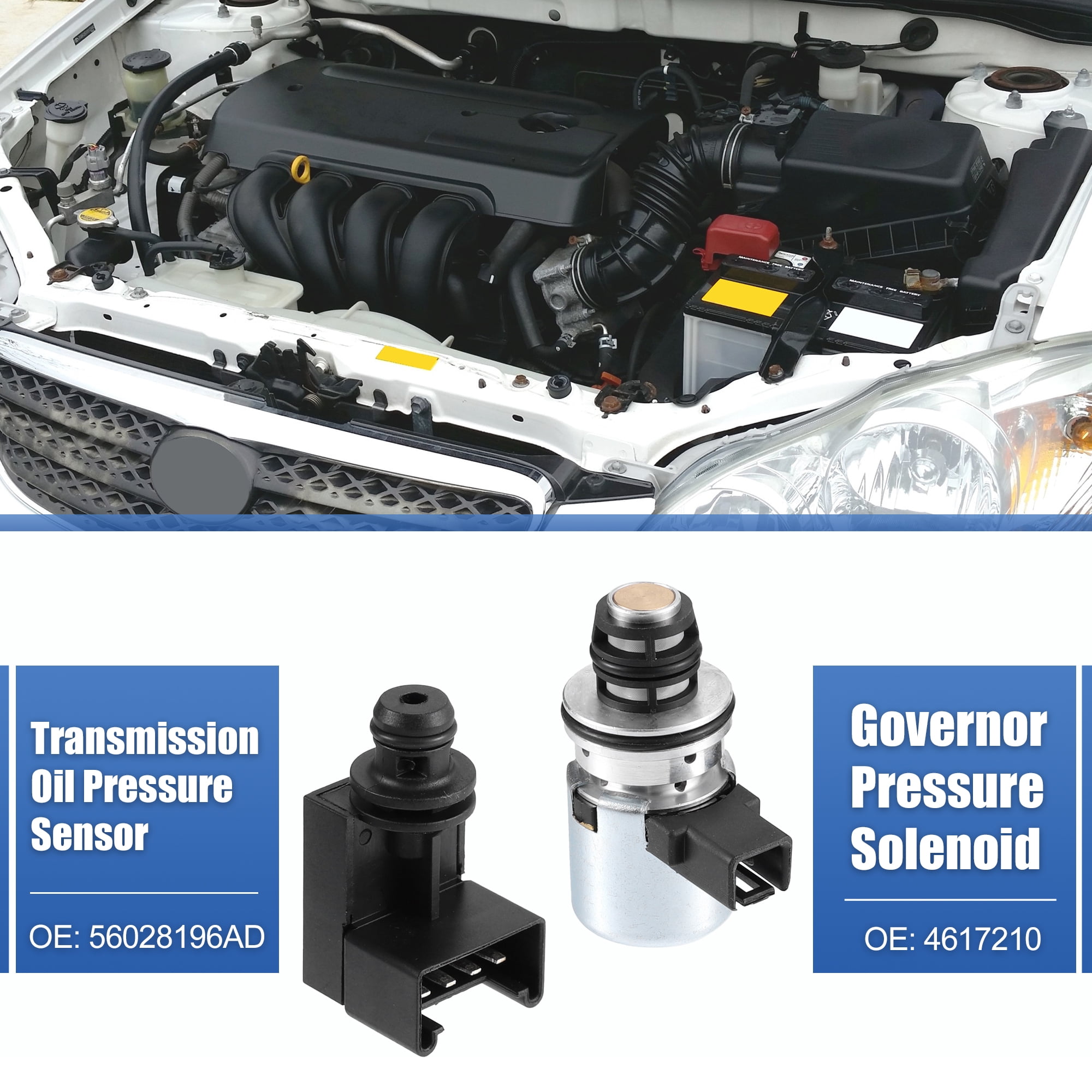 Unique Bargains Transmission Pressure Sensor Governor Solenoid for Dodge for Jeep Models