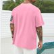 thumbnail image 4 of Tops para hombre, blusas y camisas de cuello redondo y manga corta para hombre, blusas casuales de cuello redondo con estampado de moda para hombre, blusas de cuello redondo y manga corta, camisas par, 4 of 5