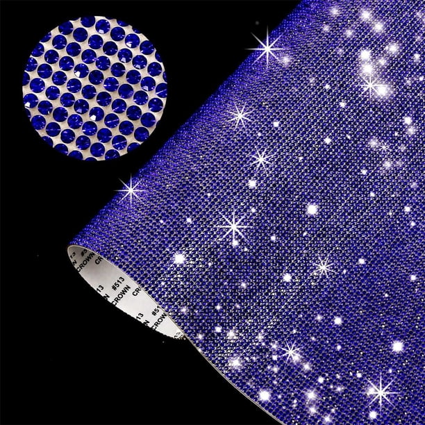 Fiudx Liquidación de ahorros de verano Cinta de diamantes de imitación de cristal, papel autoadhesivo, pegatina decorativa para coche, pegatina decorativa con cristales de imitación brillantes