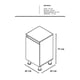 thumbnail image 5 of Mueble Gabinete PARA Baño DECOMOBIL Sin Ovalín y Monomando Lombardia, 5 of 5
