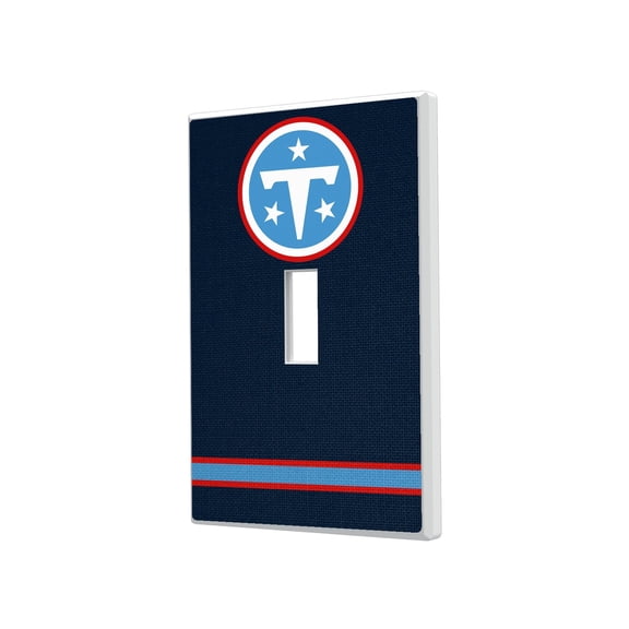 Tennessee Titans Stripe Single Toggle Light Switch Plate