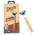 thumbnail image 2 of Union Razors RZ1 Wooden Handle Safety Razor with Replaceable Blade - Traditional Shaver - Wood, 2 of 5