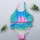 thumbnail image 1 of 2021 nuevo traje de baño para niñas Lotus Leaf Girls Split traje de baño rosa Zefei Wu 9024735078425, 1 of 1