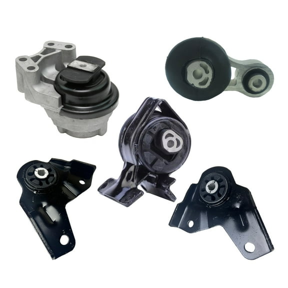 K4291 Engine Motor & Transmission & Differential Mount Kit 5pc Compatible with Fits 2011-2012 Lincoln MKX 3.7L AWD Auto | A5342 A5425 A5605 EM4384 EM4385