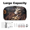 thumbnail image 3 of Skull Portable Oxford Cloth Charger Case with Waterproof Design - 5.9x9.44x3.14 in - PC Case, Storage Pouch, Cable Organizer Desk, Cable Box Organizer, 3 of 6