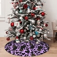 thumbnail image 4 of KLL 36" Christmas Tree Skirt Cartoon Black Cats Xmas Tree Skirts Mat for New Year Xmas Holiday Party Indoor Outdoor Home Decoration, 4 of 5