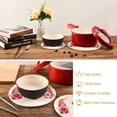 thumbnail image 4 of SKYSONIC Cute Valentine's Gnomes Pot Holders Trivets, 2 Pcs Heat Resistant Trivets,Valentines Day Cotton Thread Weave Mats for Hot Pads Pans Pot Bowl Teapot for Kitchen Decor, 4 of 7