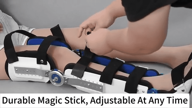 Adjustable Full Hip Leg Brace for Post-Activity Support, Hinged Knee Ankle Foot Orthosis for Men and Women, Comfortable & Breathable Design