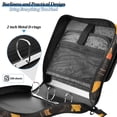 thumbnail image 4 of FORMRS Zipper Binder with Shoulder Strap 2-inch Ring 500 Sheet Capacity File Bag, Black Fish Pattern, 4 of 5