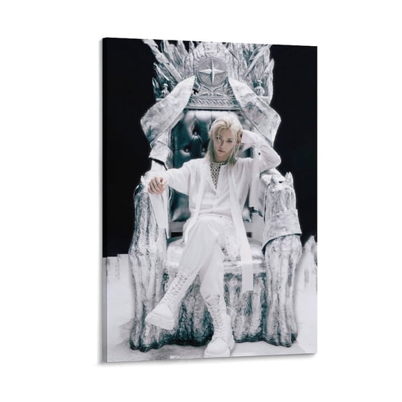 Felix Poster Stray Kids Posters Poster Decorative Painting Canvas Wall Art Living Room Posters Bedroom Painting 12x18inch(30x45cm)