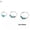 2, variant on Body Piercing Jewelry Faux Turquoise Nose Piercing Hoop 1Pcs Nose Ring Rose Go --18