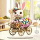 thumbnail image 1 of 1Pc Easter Ornament 2D Printed Acrylic Decorative Items Suitable for office Desktop Bookshelf Dining Table Decoration Easter themed Decorative Accessories, 1 of 6