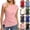 #01 Pink, variant on Womens Twist Front Cap Sleeve Tops Crew Neck Slim Fit Dressy Casual Blouses Business Office Work Fashion Shirts Elegant 2026 Summer, #01 Navy, M