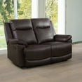 thumbnail image 3 of Ainehome3 Pieces Faux Leather Reclining Configurable Living Room Set, 3 of 5