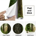 thumbnail image 4 of Peel and Stick Wallpaper Waterproof Sunrise Redwood forest Wall Mural Decor Self Adhesive and Removable 69in x 98in, 4 of 8