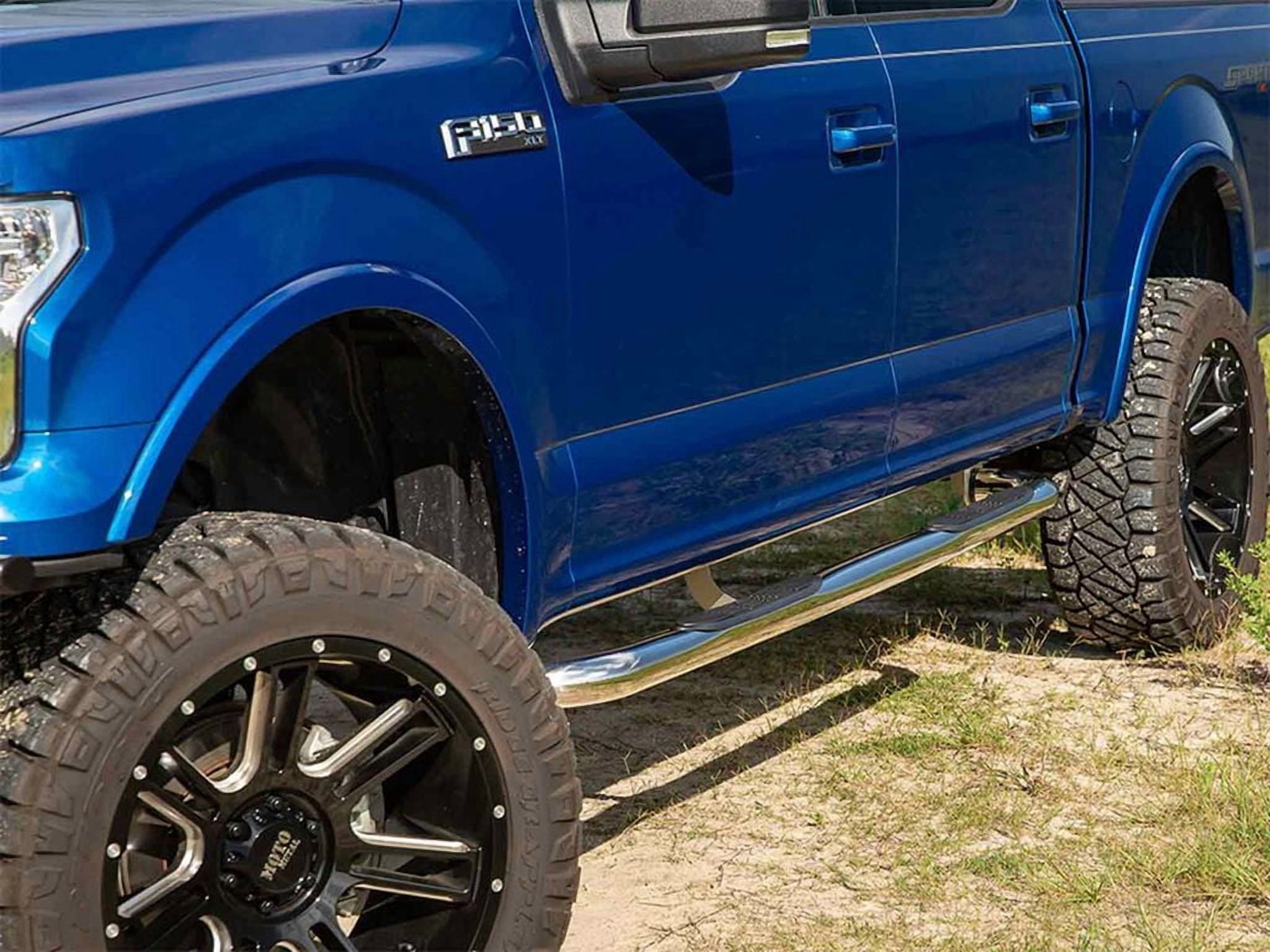 Ionic 3" Stainless Nerf Bars Fit 2002-2008 Dodge Ram 1500/2003-2009 2500/3500 Quad Cab