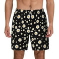 thumbnail image 2 of Goofa Daisy Printed Men's Swim Trunks Board Shorts Quick Dry Mens Swimming Trunks with Compression Liner,Breathable Fit Hawaii Beach Shorts-Large, 2 of 9