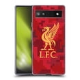 thumbnail image 1 of Head Case Designs Officially Licensed Liverpool Football Club Digital Camouflage Home Red Soft Gel Case Compatible with Google Pixel 6a, 1 of 7