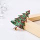 thumbnail image 3 of Rhinestone árbol de Navidad Broche Pins Mujeres niñas Breastpin Ramillete Regalo de joyería de Navidad, 3 of 5