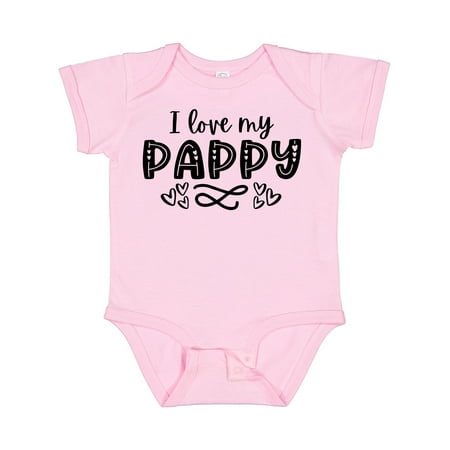 

Inktastic I Love My Pappy with Hearts Gift Baby Boy or Baby Girl Bodysuit