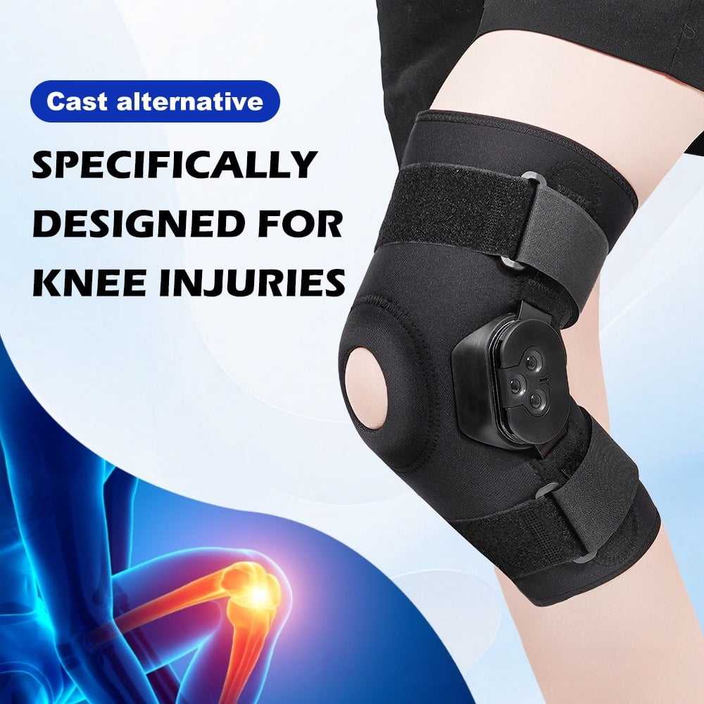 Professional Lightweight Knee Brace with Adjustable Straps Joint Support Compression Protector