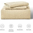 thumbnail image 7 of California King Size Quilt Bedding Set Camel Bedspreads - Cal King Summer Lightweight Bedspread Comforter - Coin Pattern Coverlet for All Season - 3 Pieces (1 Quilt, 2 Pillow Shams), 7 of 7
