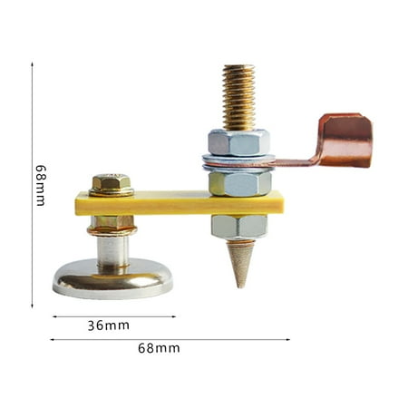 

RONSHIN Welding Head Strong Magnetic Car Spotter Accessories Spot Earth Car Dent Repair Spare Parts Welding Machine Ground Connector Auto Bodywork