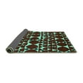 thumbnail image 2 of Ahgly Company Indoor Rectangle Abstract Turquoise Blue Modern Area Rugs, 8' x 10', 2 of 4