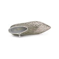 thumbnail image 5 of BLISSFUL STEP Women's Glitter Point Toe Stiletto Heels Ankle Boots Silver 6, 5 of 9