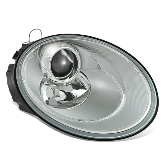 DNA Motoring For 06-10 Volkswagen Beetle Passenger Right Side Chrome Factory Style Headlight Lamp