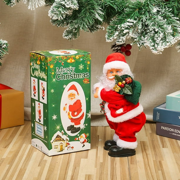 Christmas Decoration Ladder Santa Claus Climbing Beads Gift Decoration