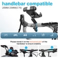 thumbnail image 4 of Youkk Support de Cellulaire pour Vélo Support de Guidon de Scooter Support de Cellulaire Fournitures pour Sports Intérieurs et Extérieurs, 4 of 6