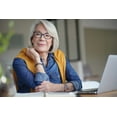 thumbnail image 2 of 2 Pack Women's Readers – Anti Blue Light Reading Glasses with Acrylic Lens (Blue/Red, 2.00), 2 of 6