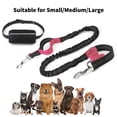 thumbnail image 2 of Charkool Hands Free Dog Leash For Running That Makes A Great Waist Leash for Dog Walking, Double Handle Leash with Reflective Stitching and Adjustable Dog Walking Belt, 2 of 6