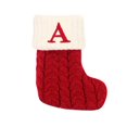 thumbnail image 1 of 1~10PCS New Year Christmas Socks Red Snowflake Alphabet Letters Christmas knitting Stocking Christmas Tree Decoration For Home, 1 of 5