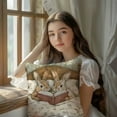 thumbnail image 4 of HuiXinOu Easter Bunny Short Plushs Printed Pillow Cover Decoration for Bedroom, Sofa, Car Decoration, 4 of 6