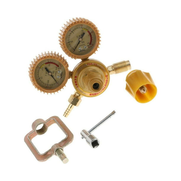 Xinxinyy Gas Welding Pressure Regulator Propane Acetylene Gauges