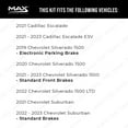 thumbnail image 2 of MAX Advanced Brakes - Rear Brake Kit For 2019-2023 Chevy Silverado 1500 (Standard Front Brakes) | Carbon Ceramic Brake and Rotor Kit | Daily Driving OE Replacement Brake Rotors, 2 of 9