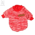 thumbnail image 4 of Gustave Pet Knitwear Fleece Coat, Soft Thickening Warm Pup Dogs Shirt Winter Dog Vest Puppy Sweater for Small Dog Puppy Kitten Cat "Red, 2XL", 4 of 9