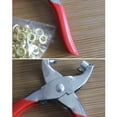 thumbnail image 6 of UNTERING Grommet Eyelet Setter Pliers with 100 Eyelets Set Portable Handheld Hole Pliers for Shoes Clothes Leather, 6 of 7