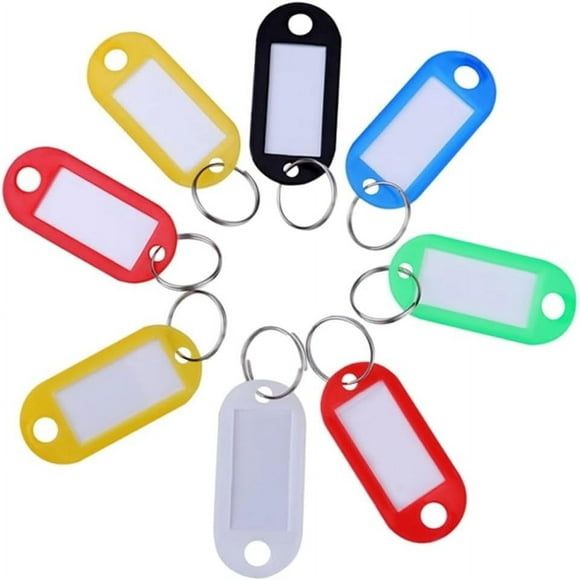 10pcs Car Keychains Custom Labels Colored Labels Car Key Tags Key Identifier Tags Car Key Chain