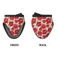 thumbnail image 2 of Pofeuu Rose Flowers Print Thickened Mini Silicone Oven Mitts Heat Resistant, Rubber Oven Mitt Gloves, Finger Pinch Grips, Pot Holder, Silicone Potholder, 2 of 7