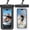Black & Clear, variant on Waterproof Phone Pouch -2 Pack, IPX8 Universal Waterproof Case Dry Bag Phone Protector for iPhone 17/16/15/14 Pro Max Plus XS XR X8 Galaxy S25 S24 Pixel Up to 8.4"