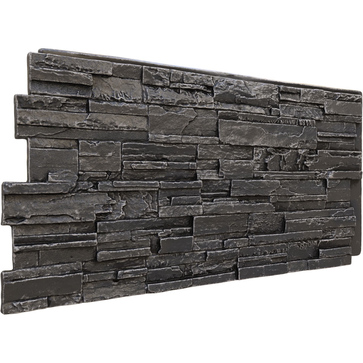 Ekena Millwork EverStone Faux Stone Siding, Dark River, 48"