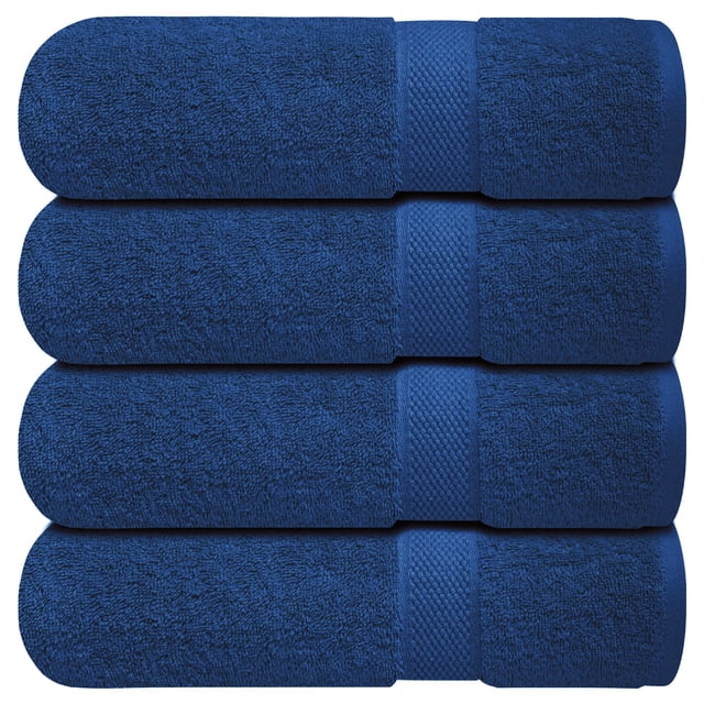 Toallas de baño Infinitee Xclusives Premium, 100% algodón, paquete de 4