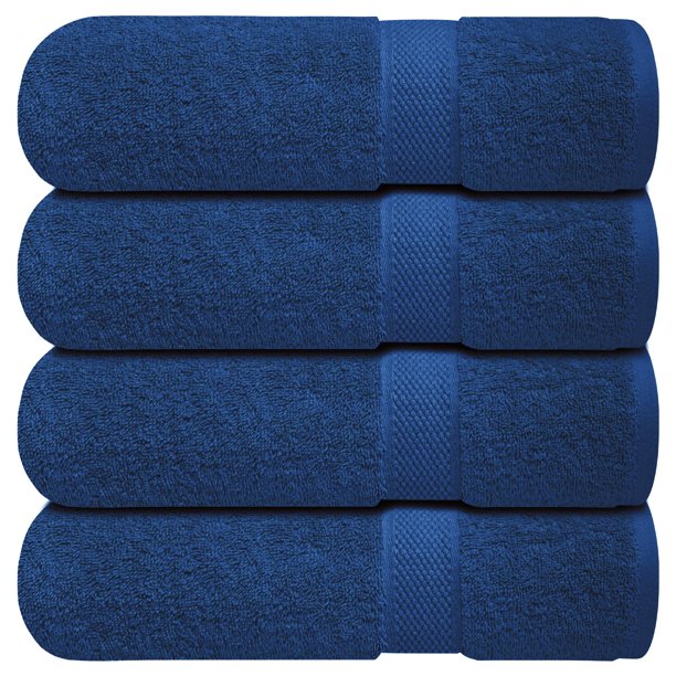 Toallas de baño Infinitee Xclusives Premium, 100% algodón, paquete de 4